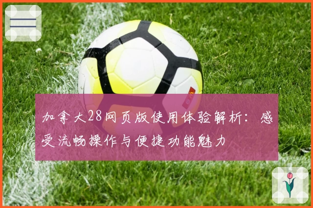 加拿大28网页版使用体验解析:感受流畅操作与便捷功能魅力